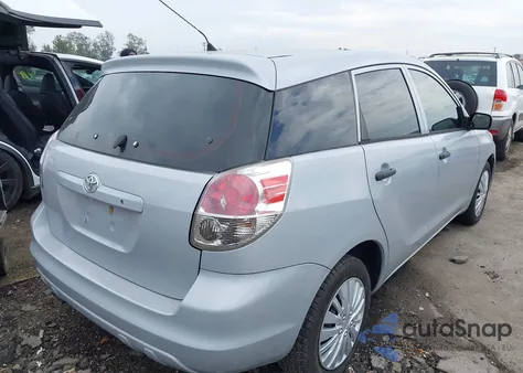 2008 Toyota Matrix z USA, uszkodzony, nr VIN 2T1KR32E38C717194